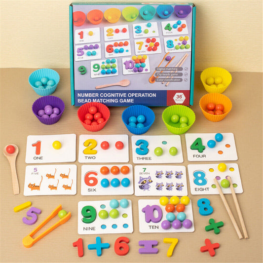 WOODEN EDUCATIONAL BEAD GAMES
