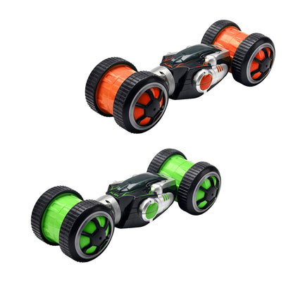 REMOTE CONTROL STUNT ROTATING CAR TOY