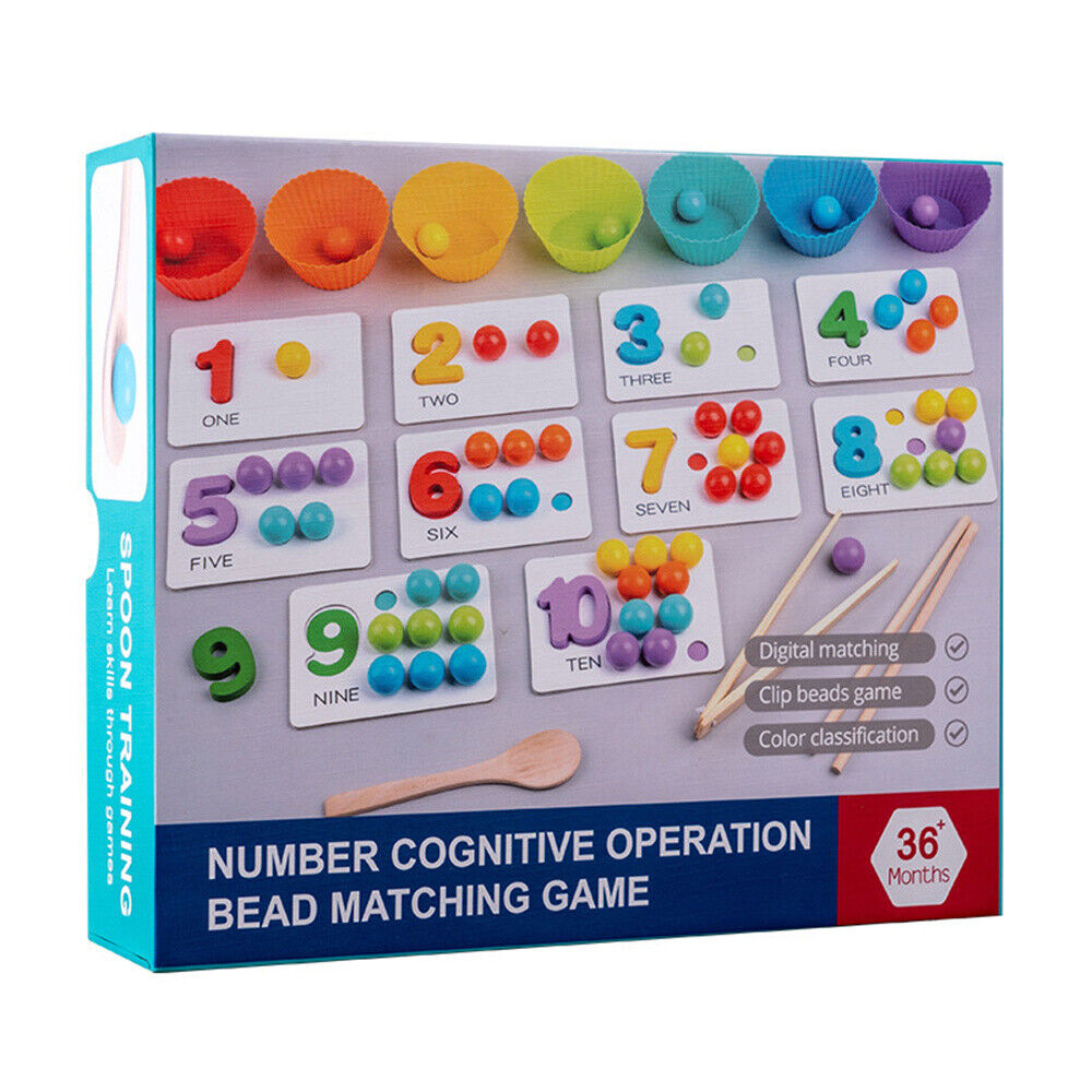 WOODEN EDUCATIONAL BEAD GAMES