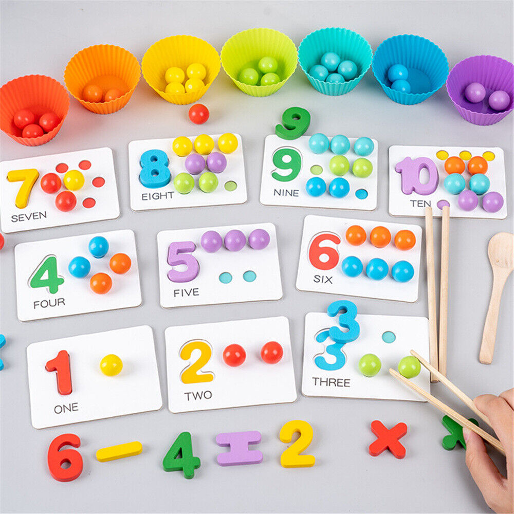 WOODEN EDUCATIONAL BEAD GAMES