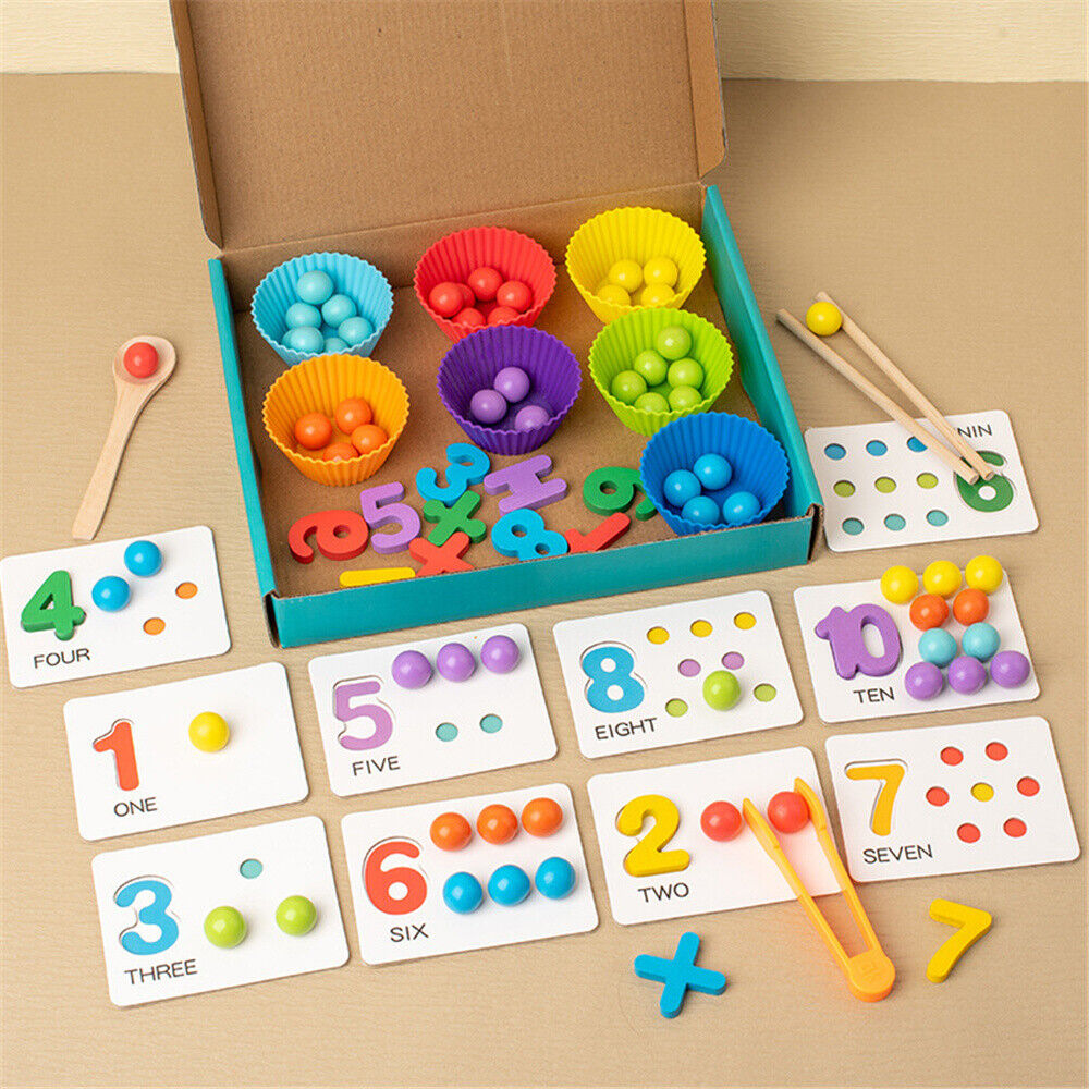 WOODEN EDUCATIONAL BEAD GAMES