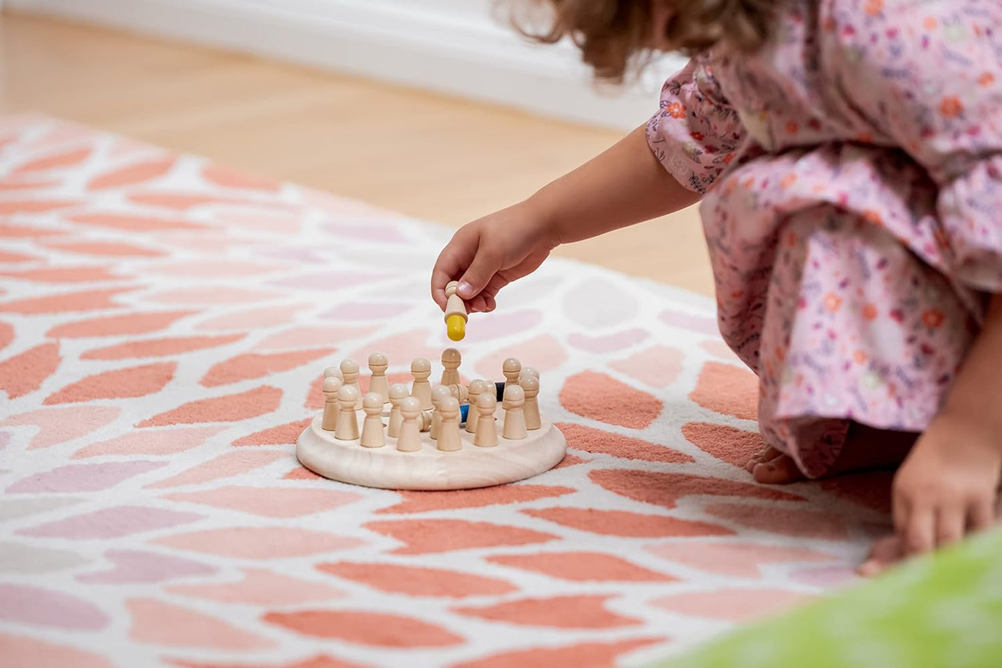 WOODEN MEMORY MATCHSTICK CHESS GAME