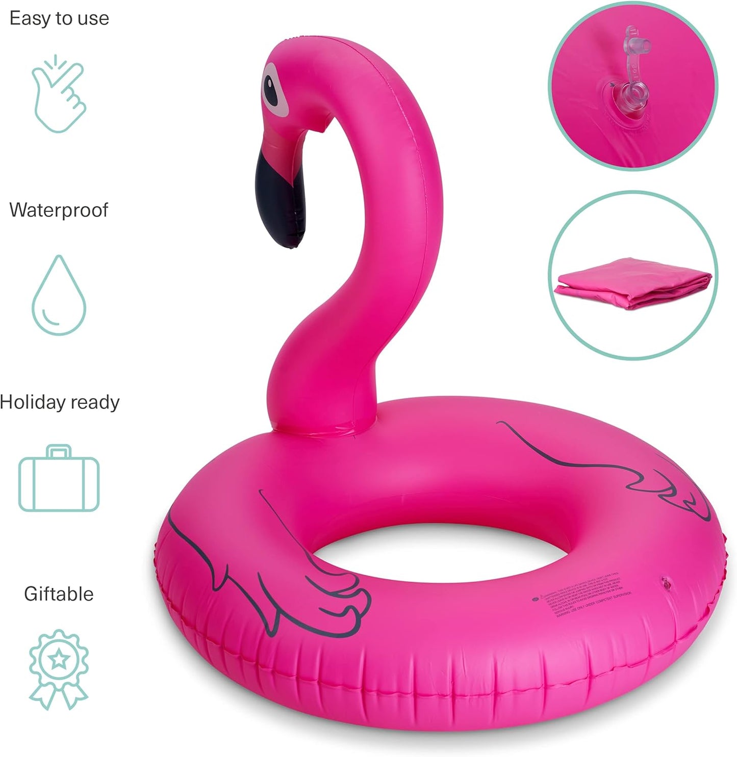 SWIMMING FLAMINGO RING